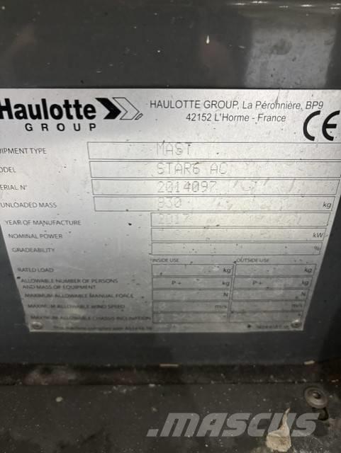Haulotte Star 6 Plataformas de Mastro Vertical