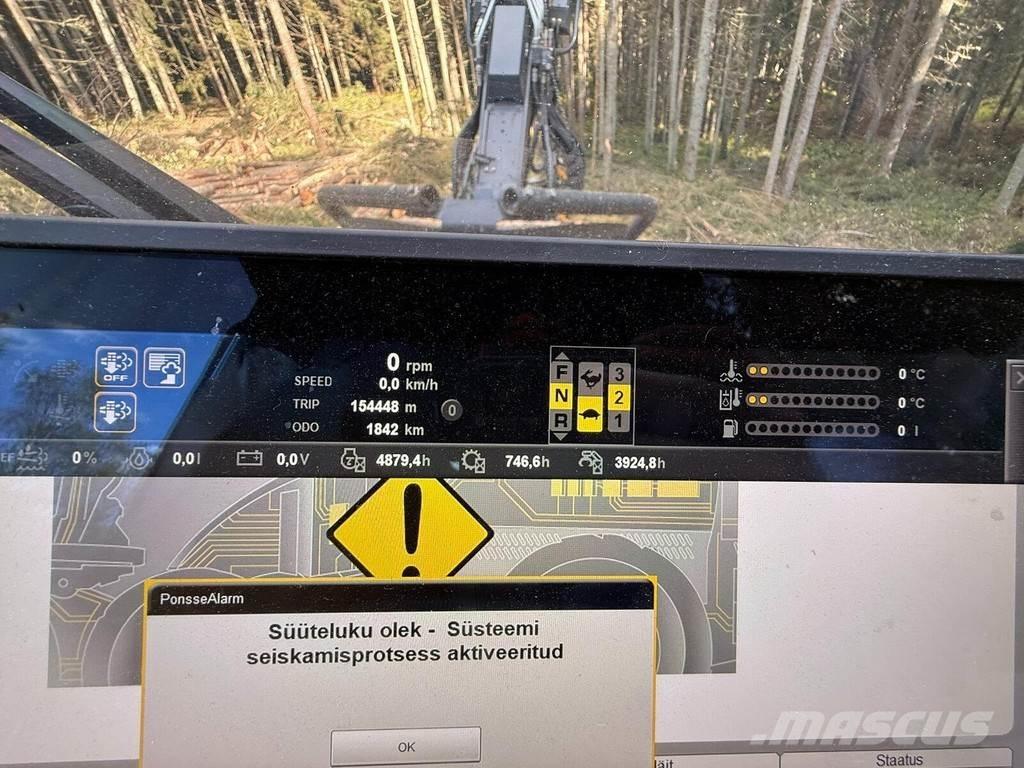 Ponsse Ergo 8W Processadores florestais