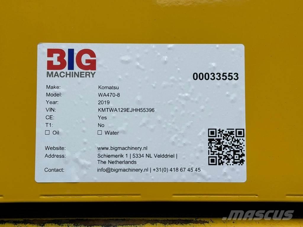 Komatsu WA470-8 Pás carregadoras de rodas