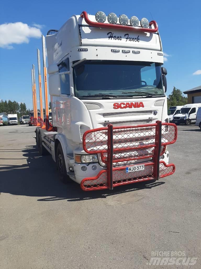 Scania R 560 Camiões de transporte de troncos