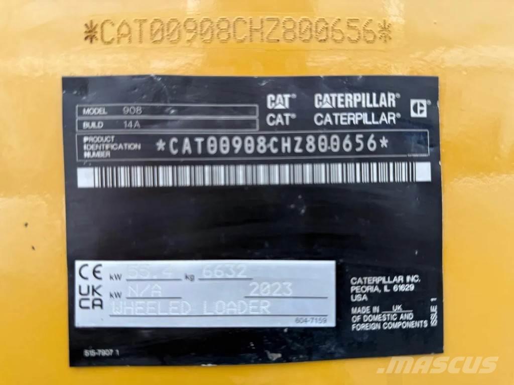 CAT 908 | A/C | EPA Pás carregadoras de rodas