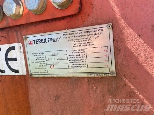 Terex Finlay 694T Crivos móveis