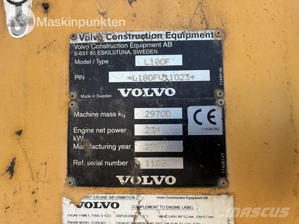 Volvo L 180 F Pás carregadoras de rodas