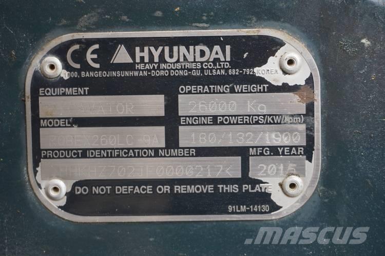 Hyundai R260LC-9A Escavadoras de rastos