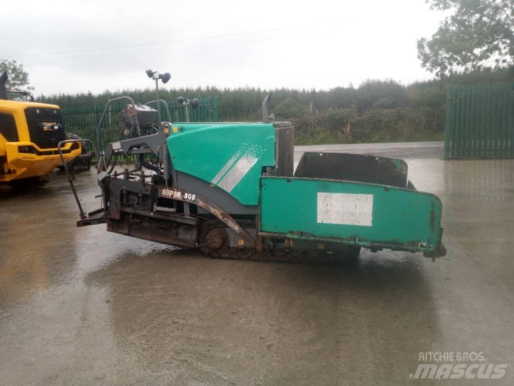 Vögele S800 Pavimentadoras de asfalto