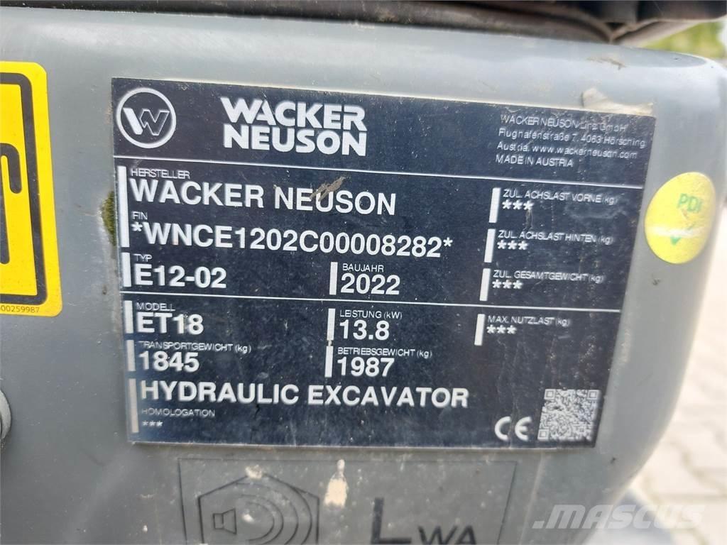 Wacker Neuson ET18 Escavadoras de rastos