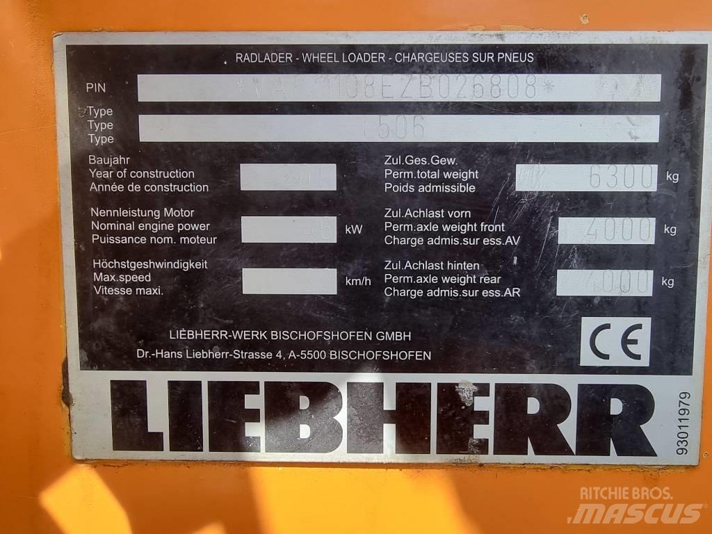 Liebherr L 506 Pás carregadoras de rodas