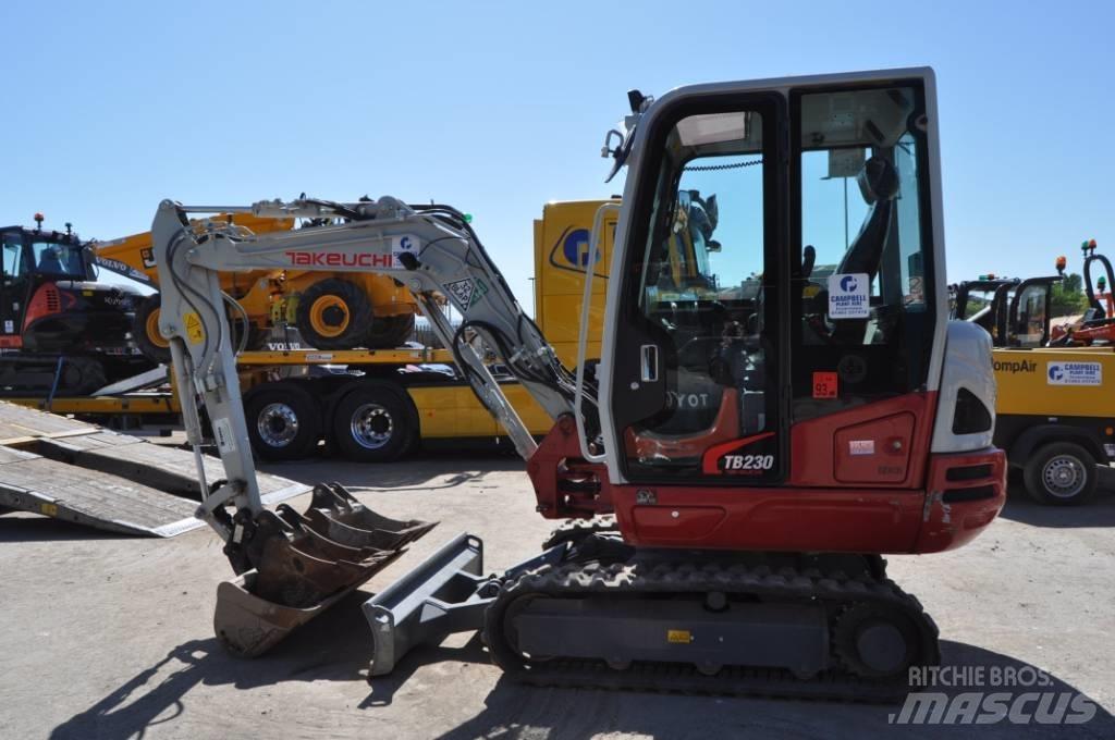 Takeuchi TB 230 Mini Escavadoras <7t