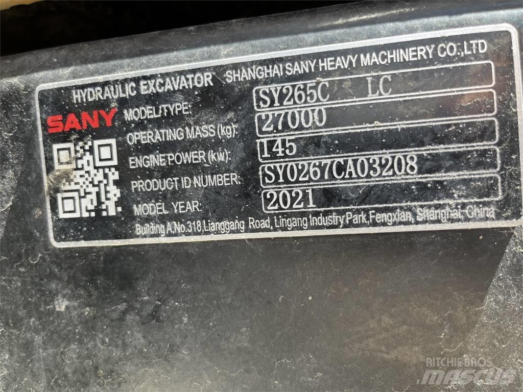 Sany SY265CLR Escavadoras de rastos