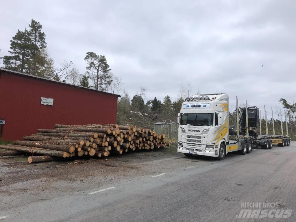 Scania R 650 Camiões de transporte de troncos