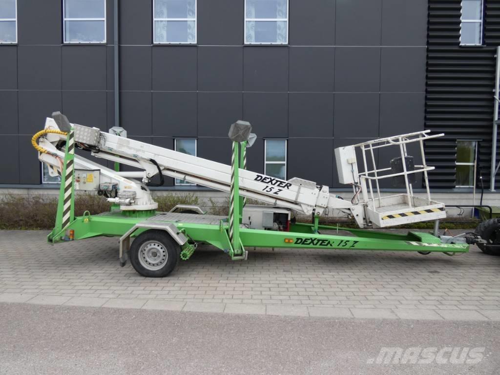 Dexter 15Z Plataformas aéreas montadas em atrelados