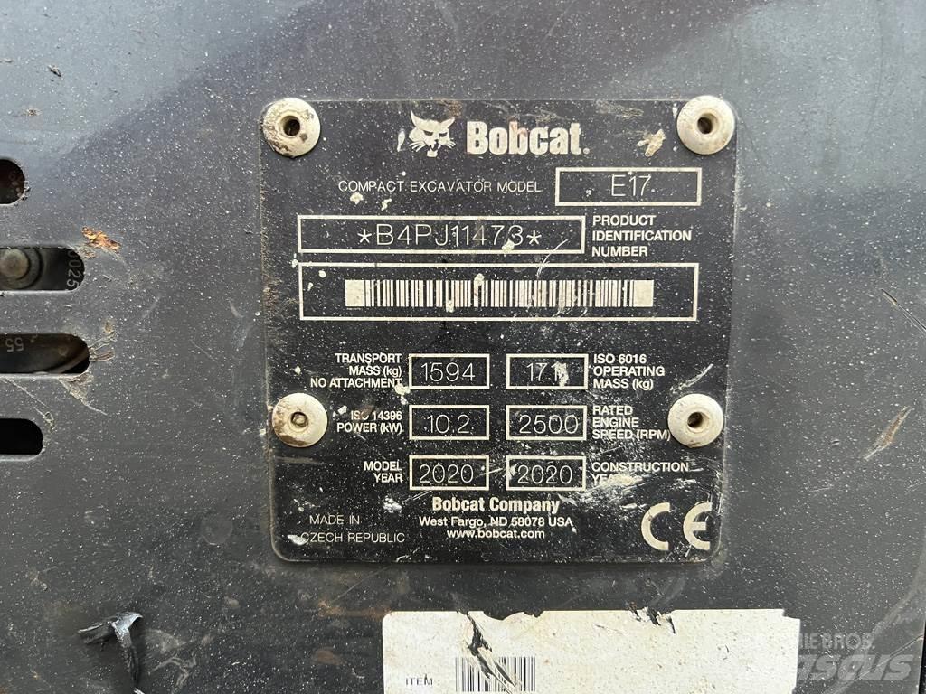 Bobcat E17 Mini Escavadoras <7t