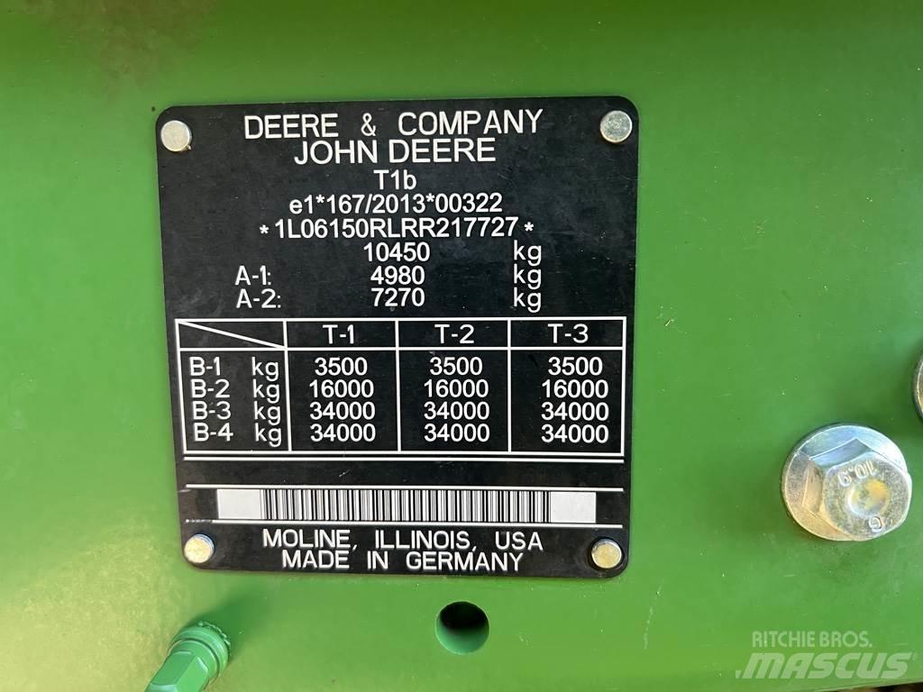 John Deere 6R150 Tratores Agrícolas usados