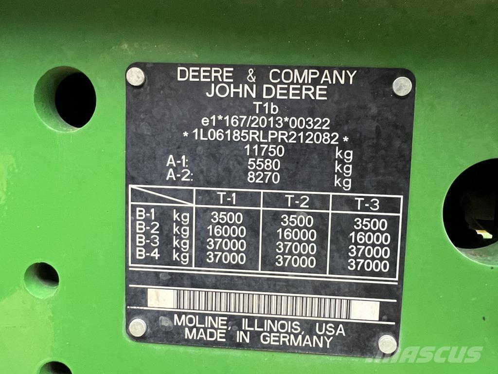 John Deere 6R185 Tratores Agrícolas usados