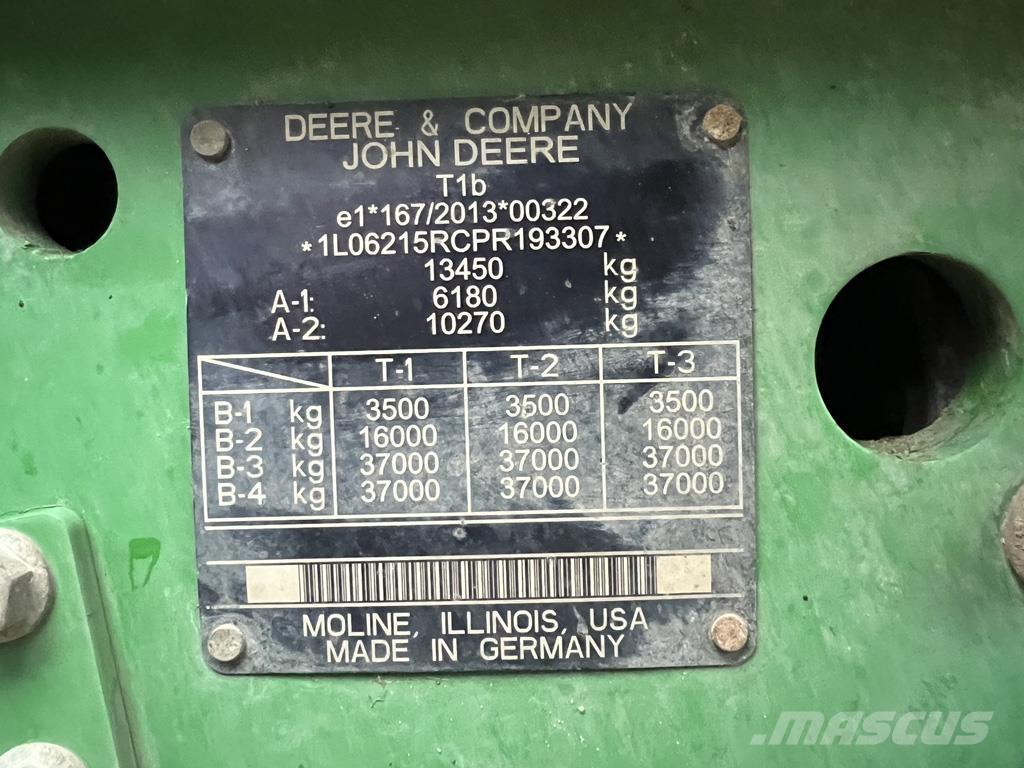 John Deere 6R215 Tratores Agrícolas usados