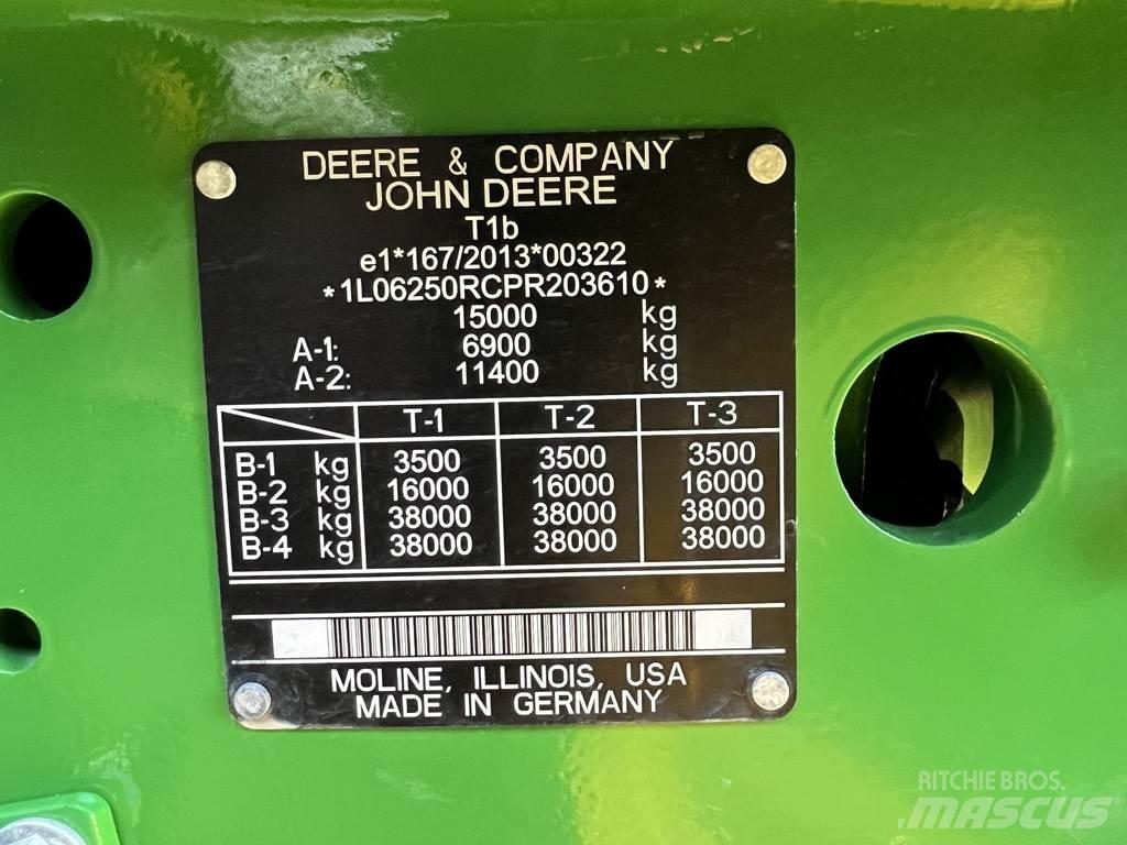 John Deere 6R250 Tratores Agrícolas usados