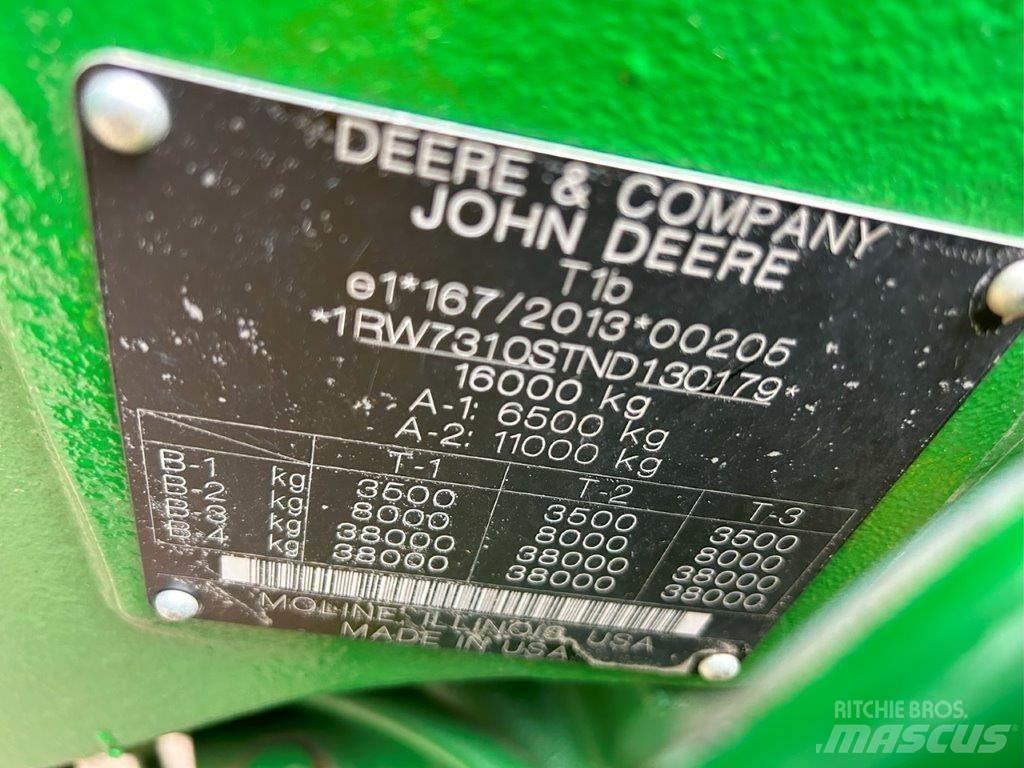 John Deere 7R310 Tratores Agrícolas usados