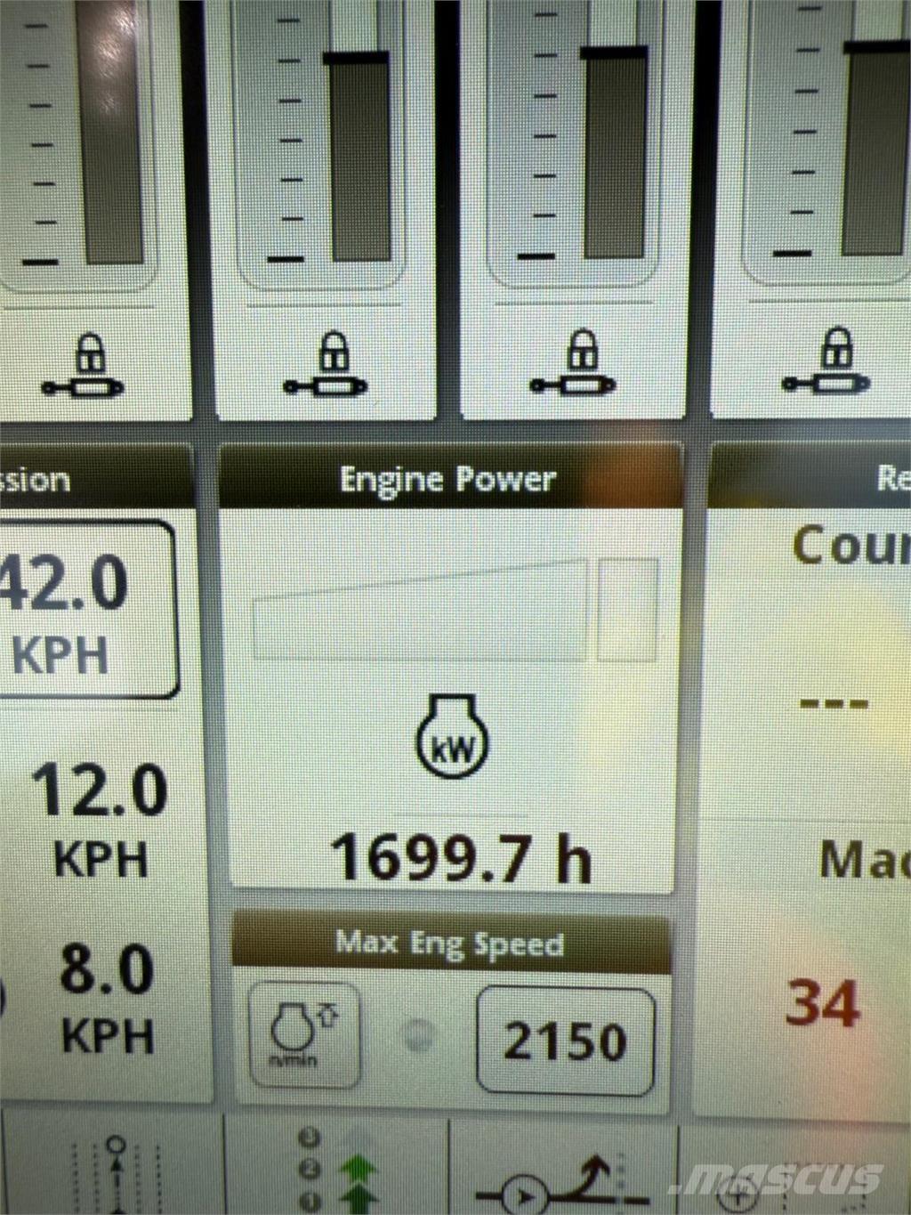 John Deere 8RX370 Tratores Agrícolas usados