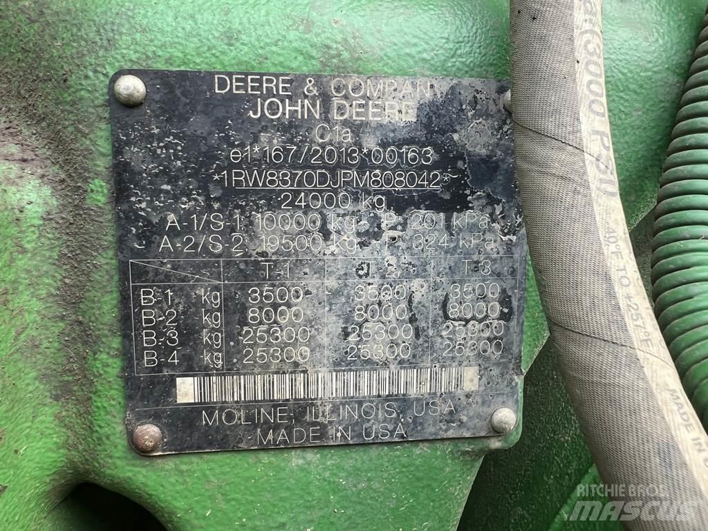 John Deere 8RX370 Tratores Agrícolas usados