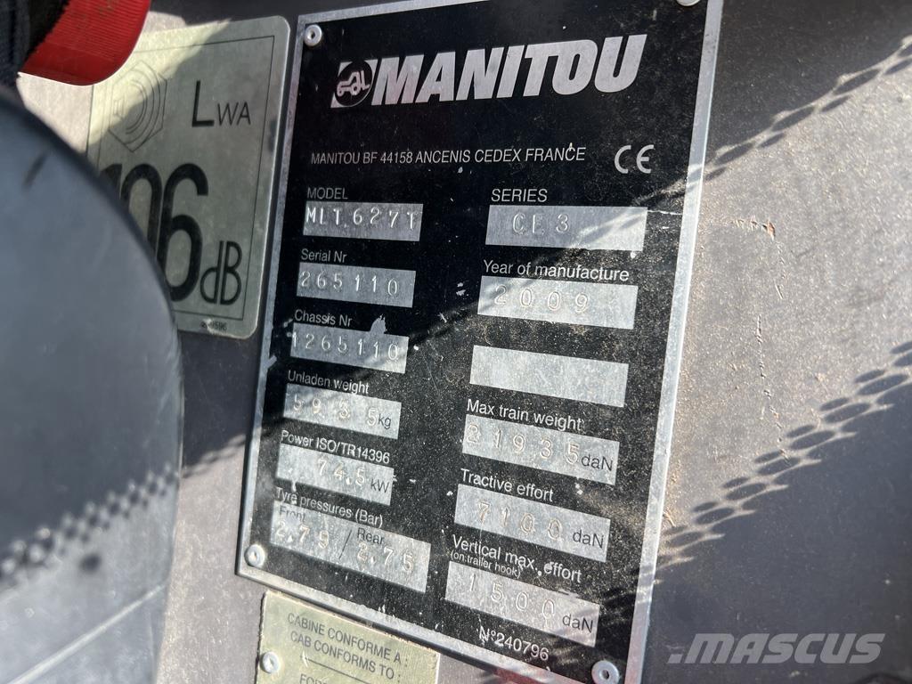 Manitou MLT627 Telescópicas para Agricultura