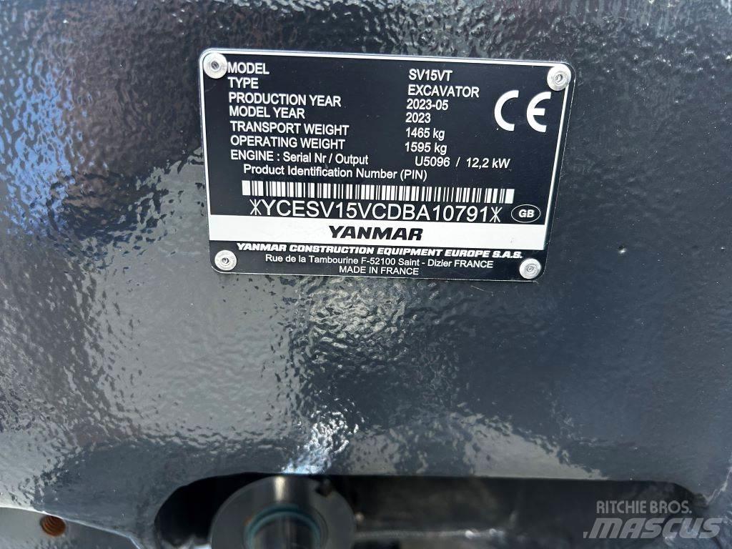 Yanmar SV15VT Escavadoras Midi 7t - 12t