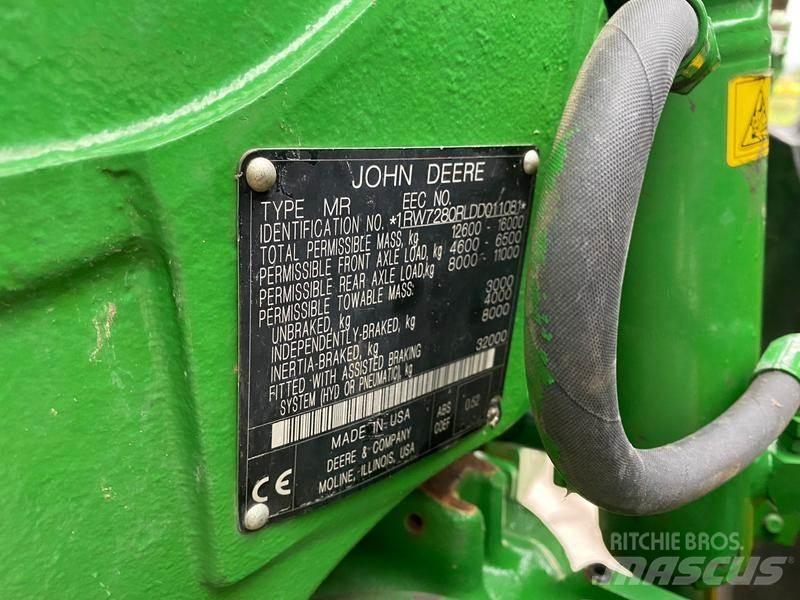 John Deere 7280R Tratores Agrícolas usados