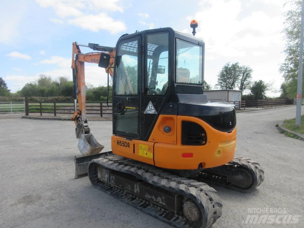 Hanix H 55 DR Mini Escavadoras <7t