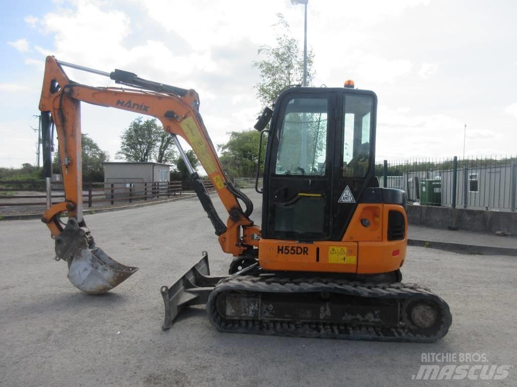 Hanix H 55 DR Mini Escavadoras <7t