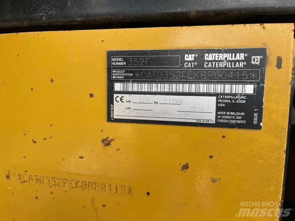 CAT 352FL Escavadoras de rastos
