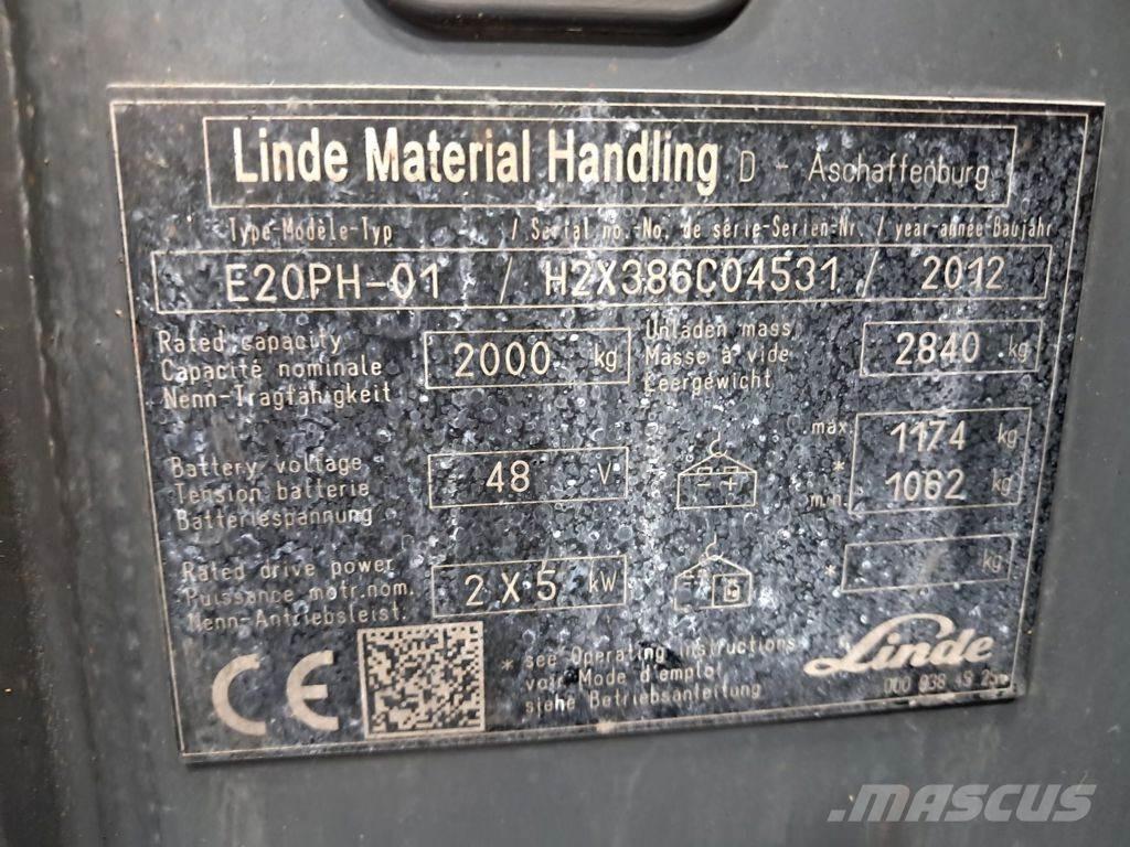 Linde E20PH-01 Empilhadores eléctricos