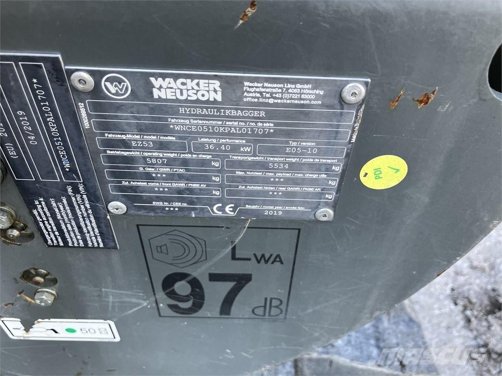 Wacker Neuson EZ 53 Mini Escavadoras <7t