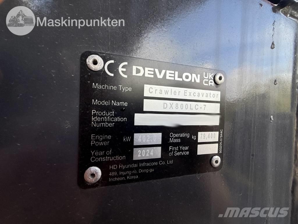 Develon 800 LC Escavadoras de rastos