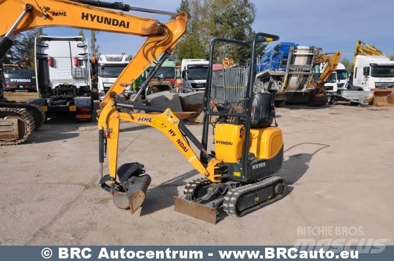 Hyundai HX10A Mini Escavadoras <7t