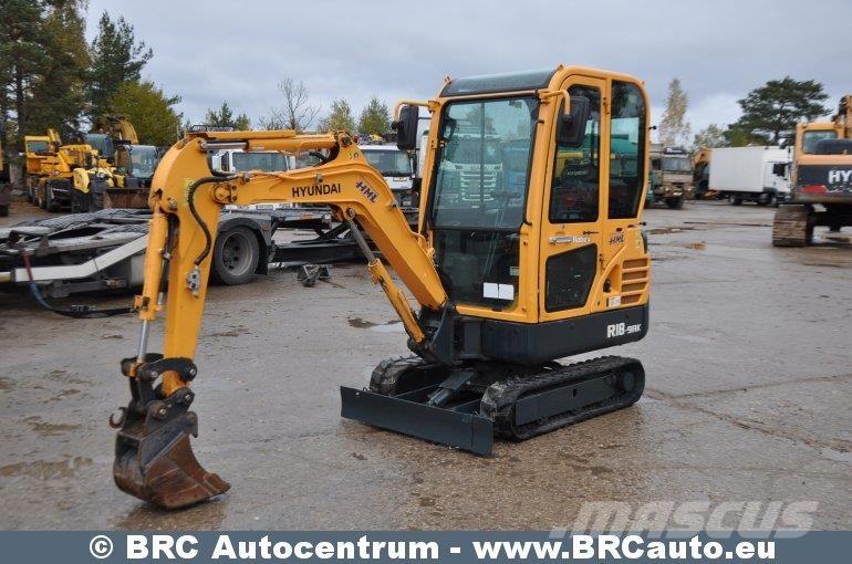 Hyundai R18-9AK Mini Escavadoras <7t