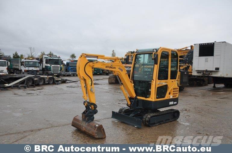 Hyundai R18-9AK Mini Escavadoras <7t