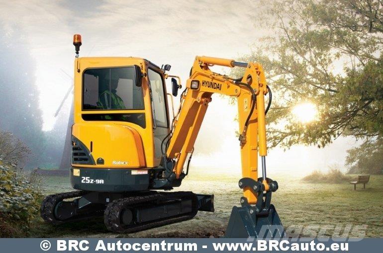 Hyundai R25Z-9AK Mini Escavadoras <7t