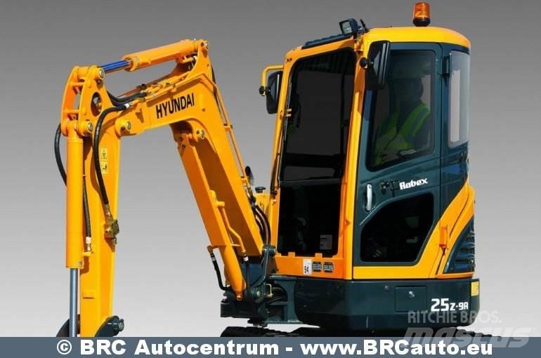 Hyundai R25Z-9AK Mini Escavadoras <7t