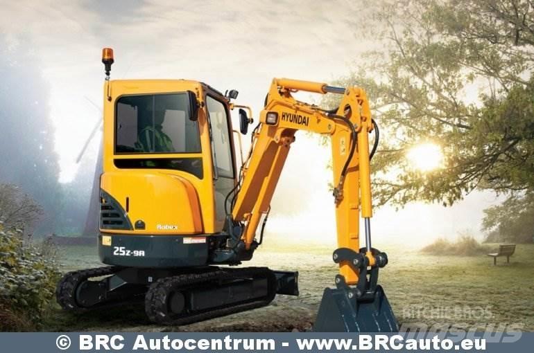 Hyundai R25Z-9AK Mini Escavadoras <7t