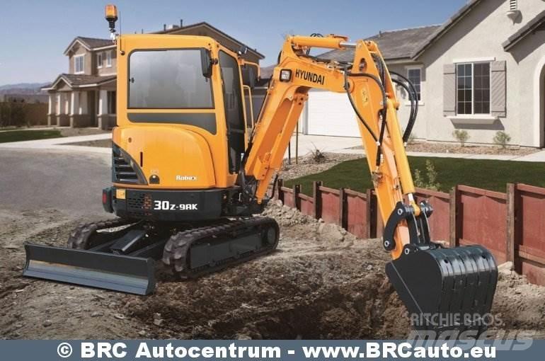 Hyundai R30Z-9AK Mini Escavadoras <7t