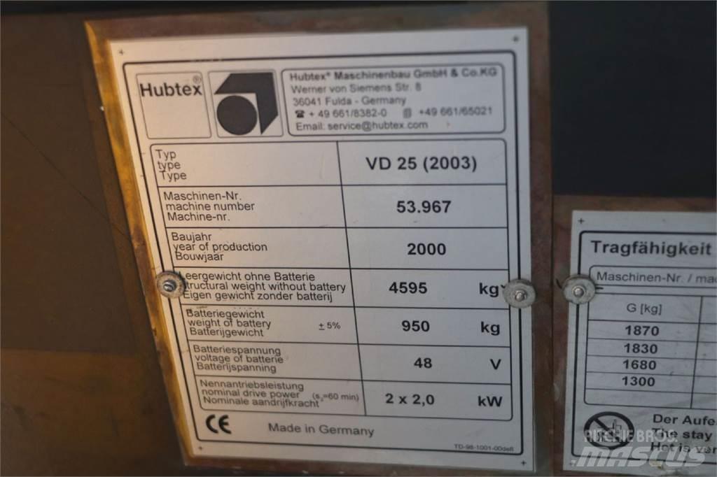 Hubtex VD 25 Carregadores laterais