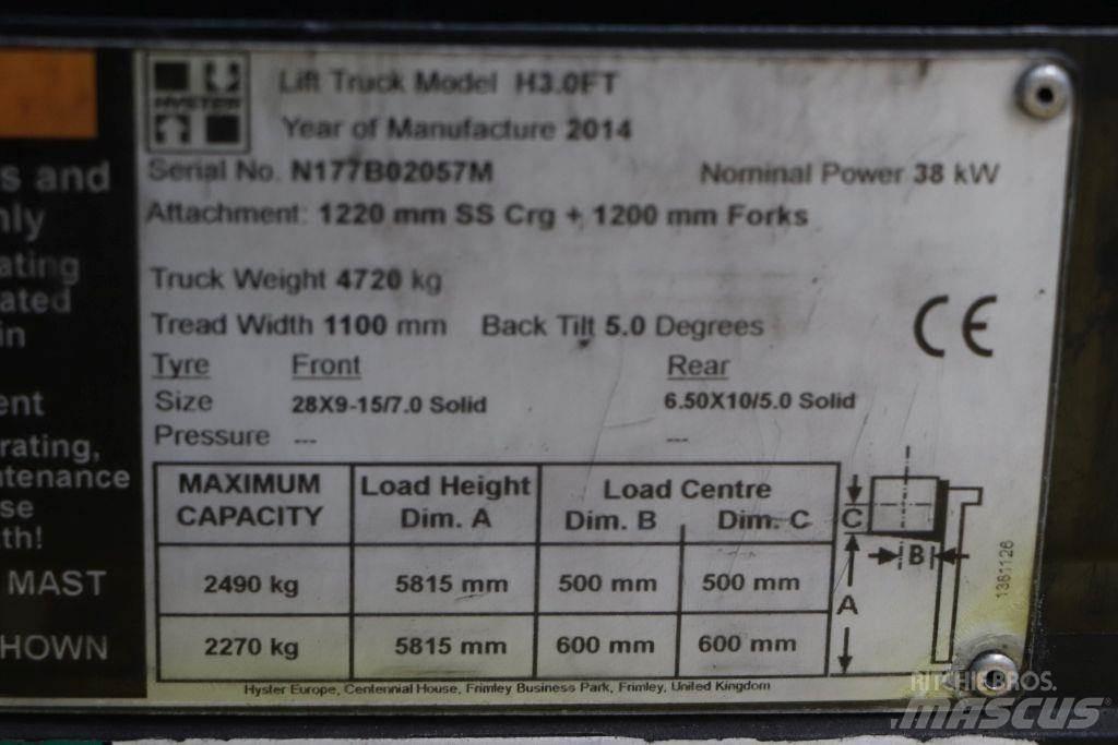 Hyster H3.0FT Empilhadores a gás