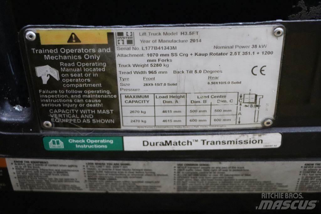 Hyster H3.5FT Empilhadores a gás