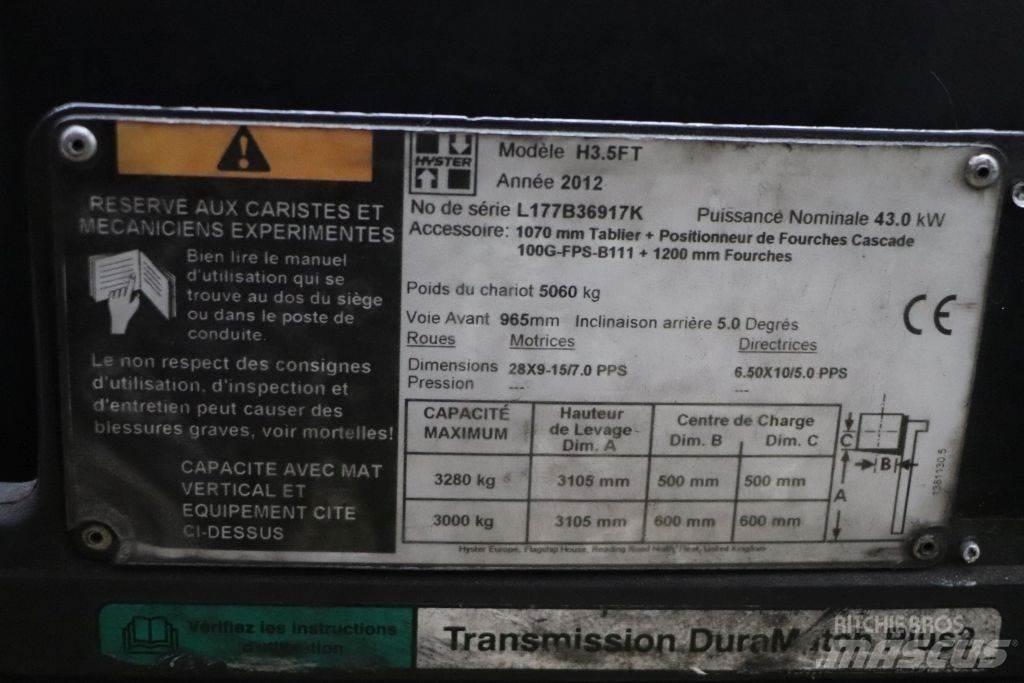 Hyster H3.5FT Empilhadores Diesel
