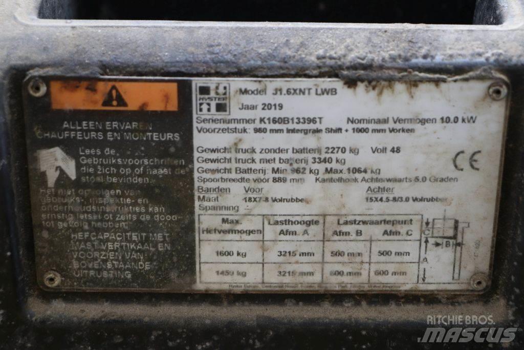Hyster J1.6XNT Empilhadores eléctricos