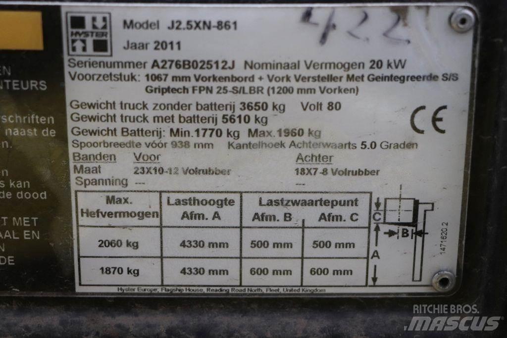 Hyster J2.5XN Empilhadores eléctricos