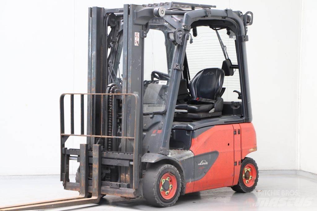 Linde E16P-02 Empilhadores eléctricos