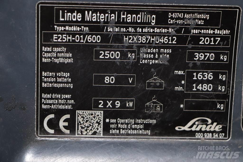 Linde E25H-01/600 Empilhadores eléctricos