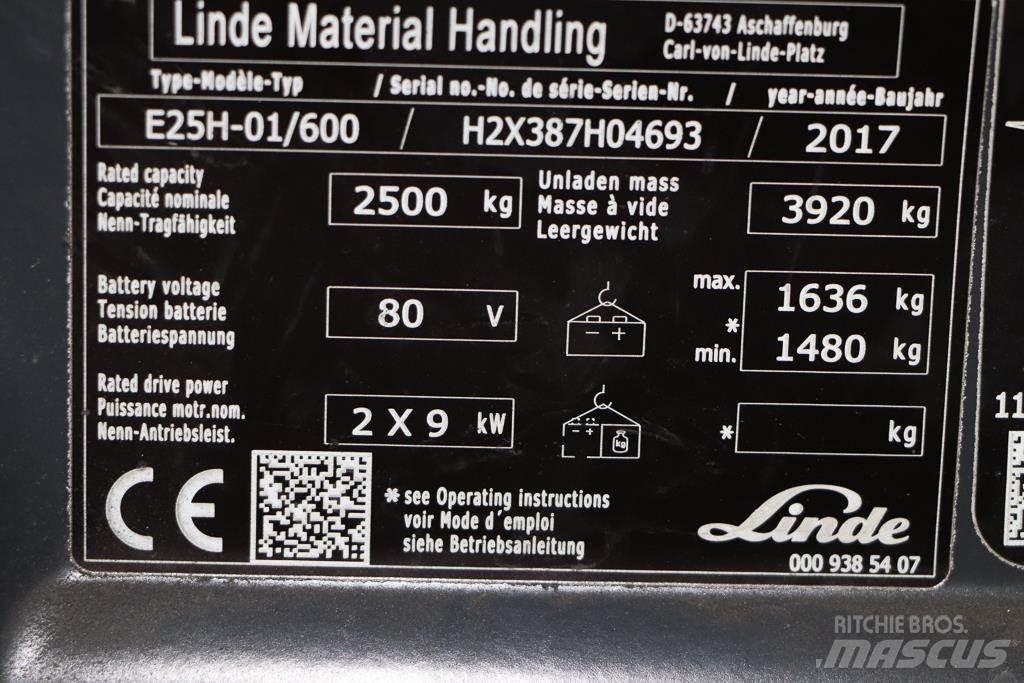 Linde E25H-01/600 Empilhadores eléctricos