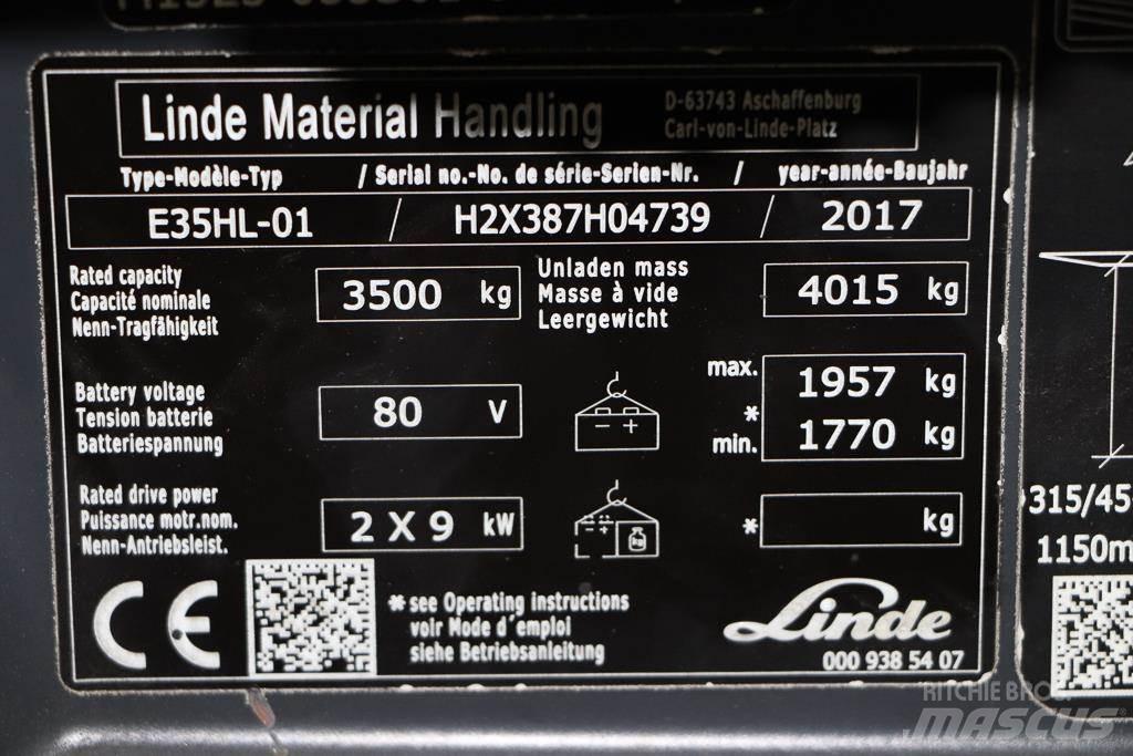 Linde E35HL-01 Empilhadores eléctricos