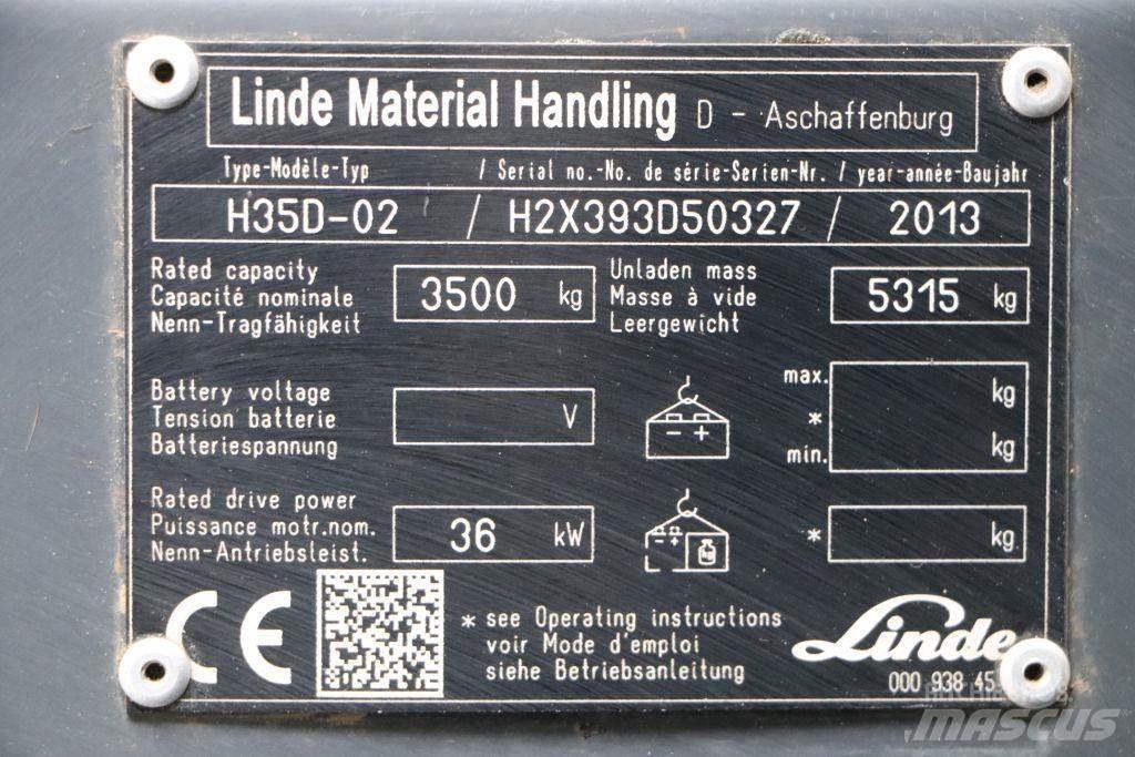 Linde H35D-02 Empilhadores Diesel
